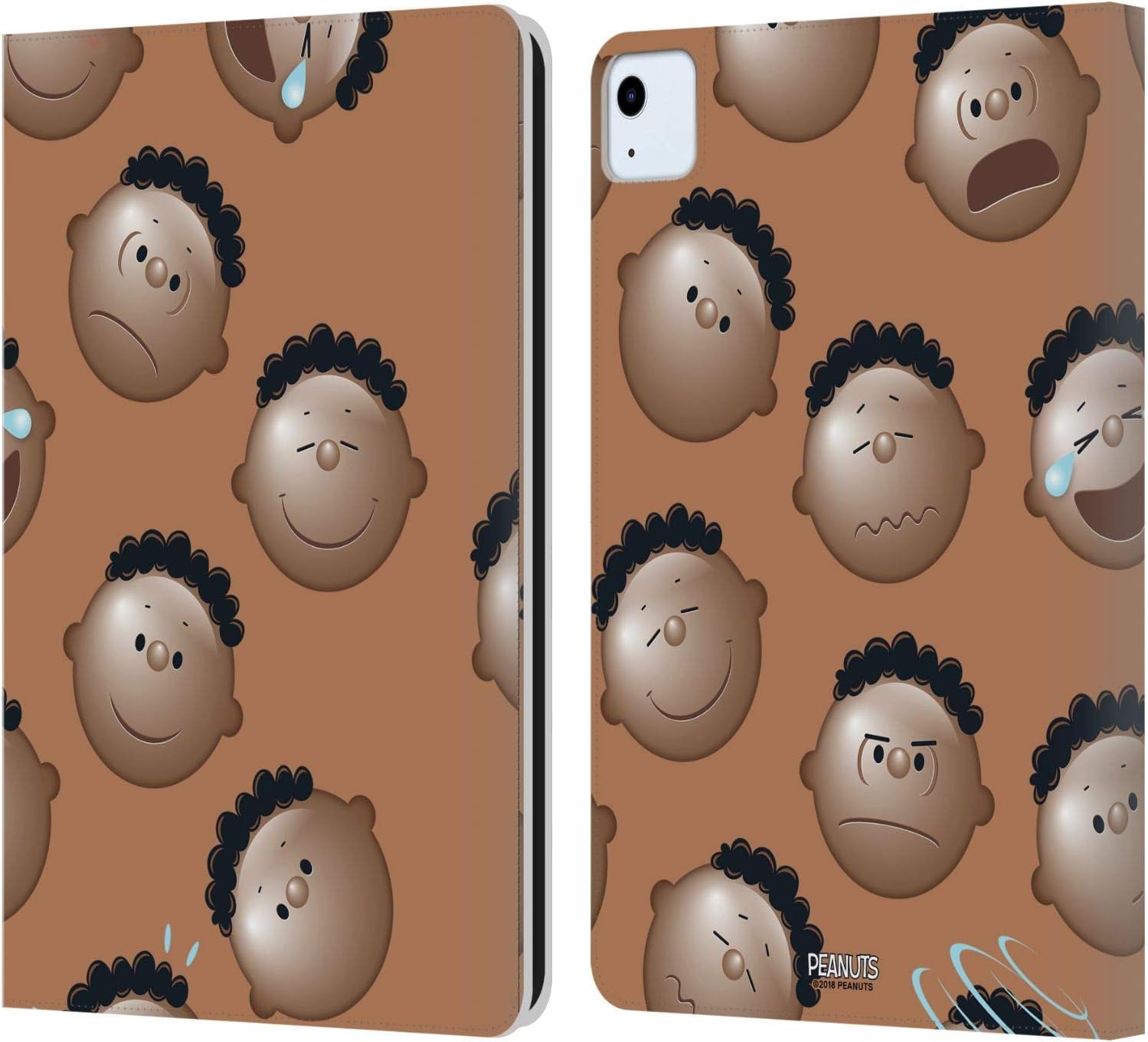 Peanuts Head Emotions Leather Wallet Case for iPad Air 11