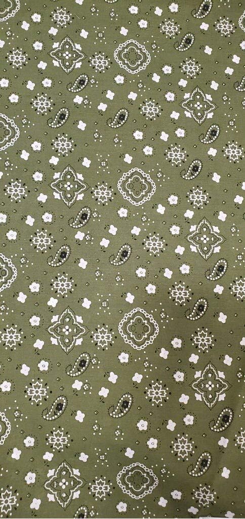 Sedona Designz Bandana Print Poly Cotton Fabric for Crafts