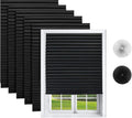 Changshade 6 Pack Temporary Window Blinds, Cut to Size Pleated Shades
