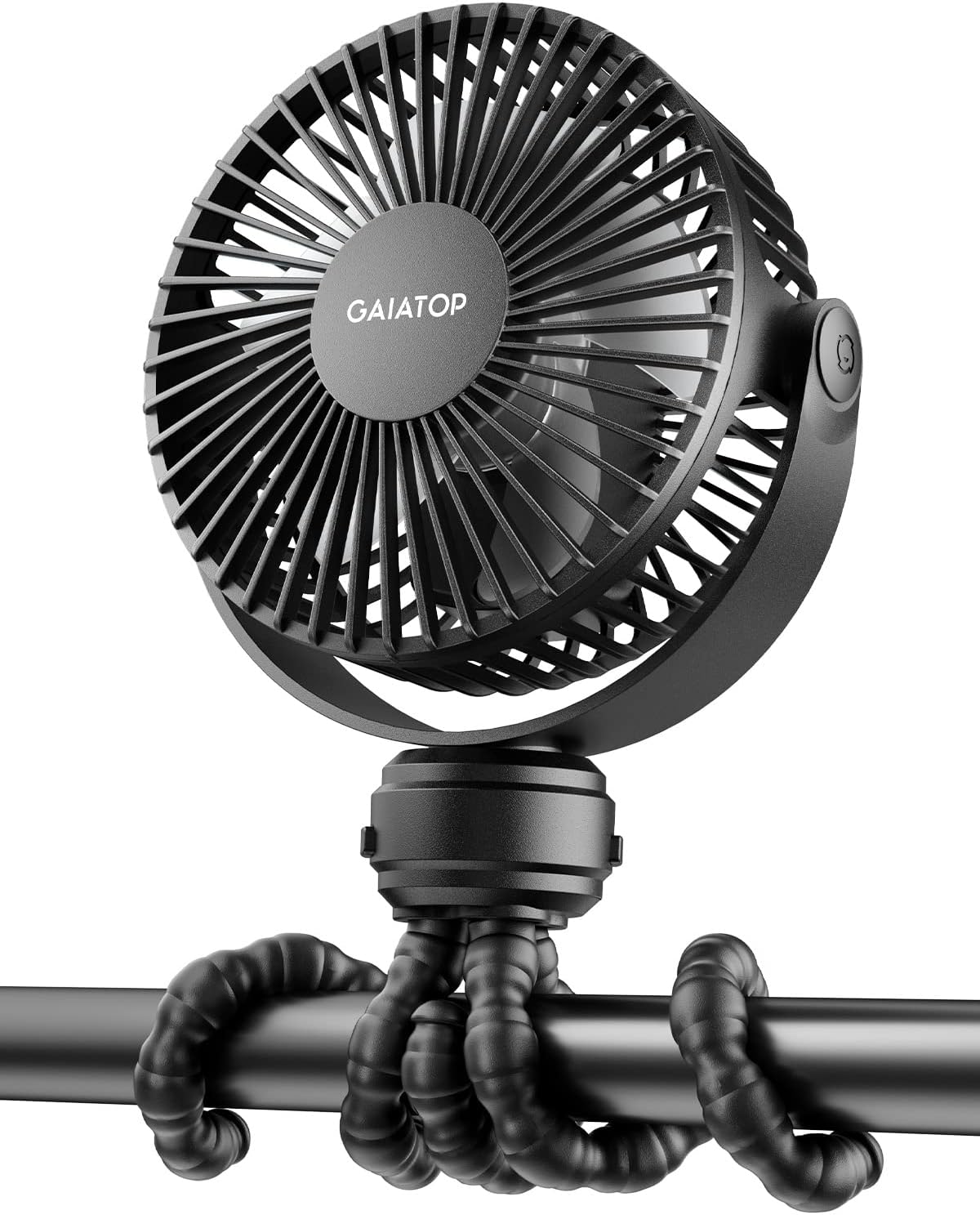 Portable Stroller Fan: 360 Cooling Flexibility