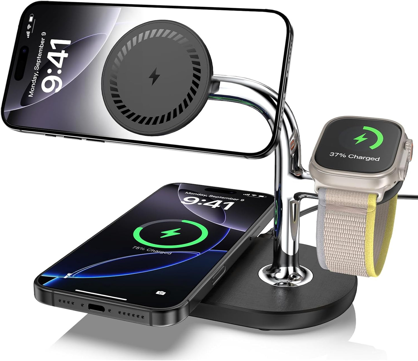 Ultimate 3-in-1 Mag-Safe Charging Station - ZenGoose