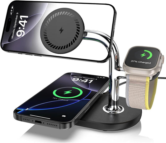 Ultimate 3-in-1 Mag-Safe Charging Station - ZenGoose