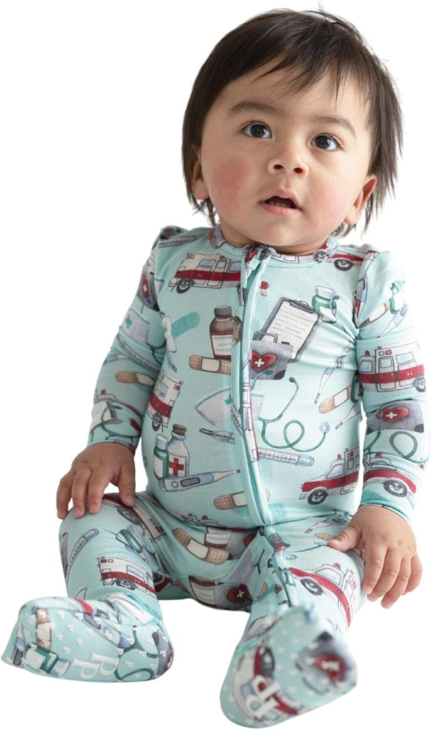 Posh Peanut Convertible Baby Sleepers - Footless Pajamas for Boys