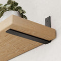 6-Pack Heavy Duty 12-In Shelf Brackets 12 in L Bracket - Matte Black
