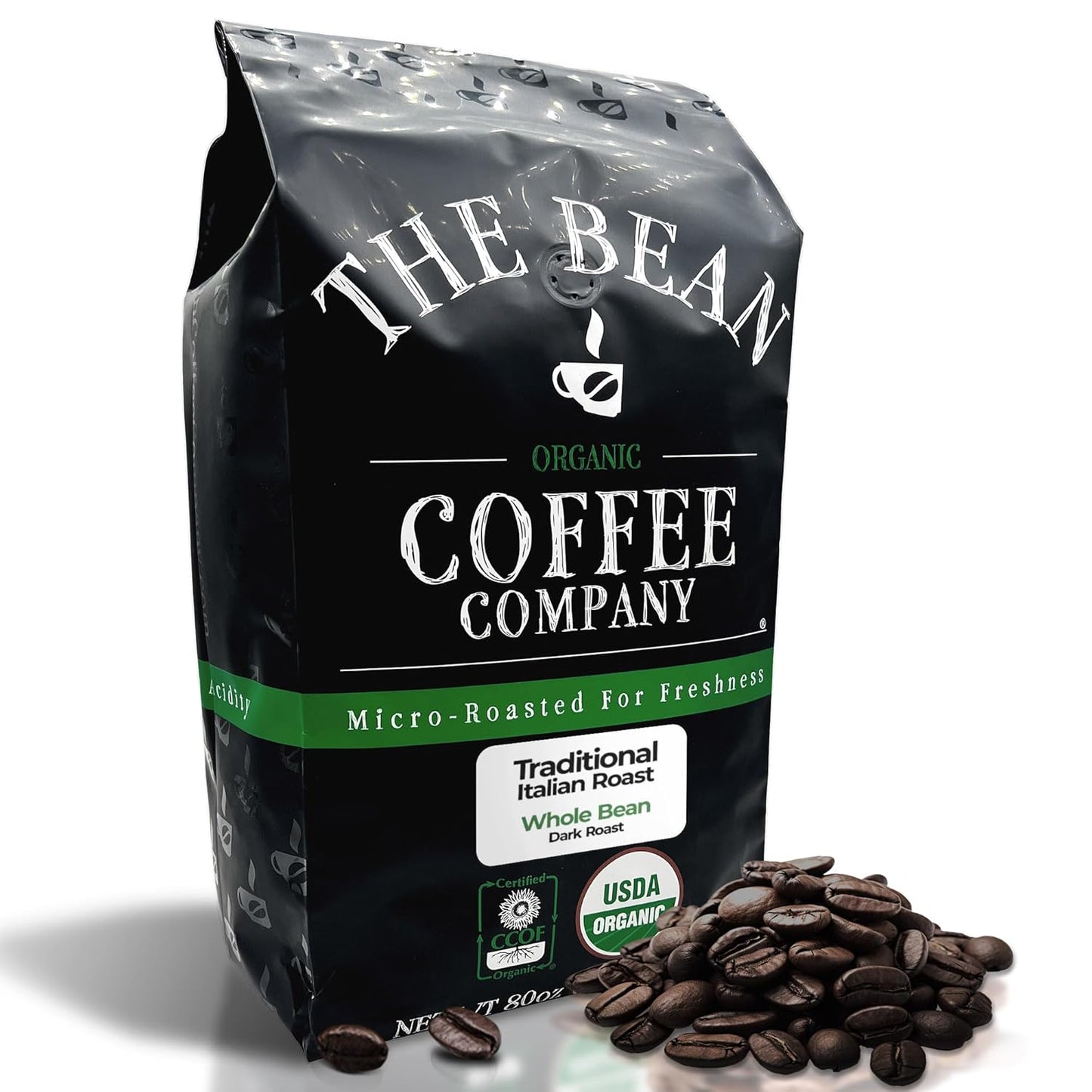 Il Chicco Dark Roast Whole Bean Coffee by The Bean Coffee Co