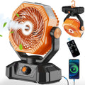 Rechargeable Outdoor Misting Fan with 20000mAh Battery for Comfort