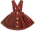 Simplee kids Toddler Girl Casual Dress for Spring - Corduroy Pocket