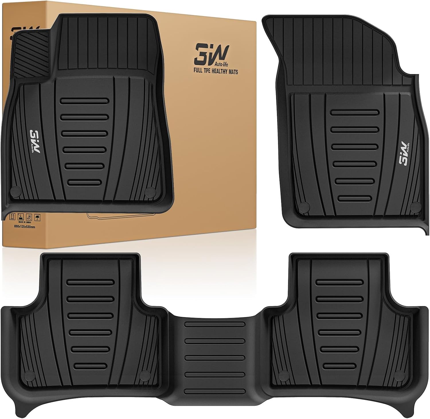 Custom Fit Audi Q7/SQ7/Q8 Floor Mats for All Weather Protection