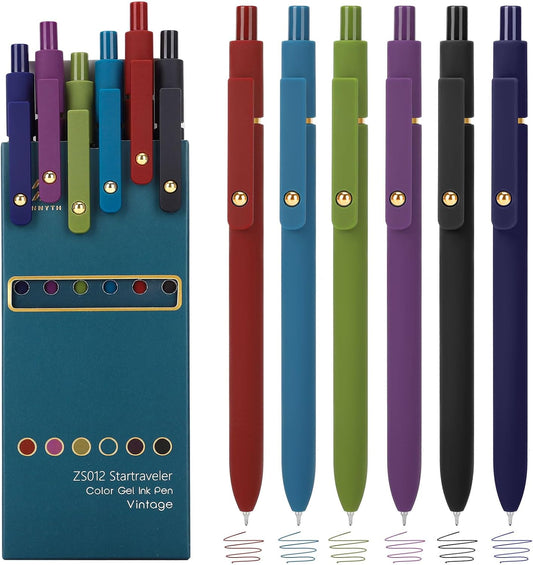 Vibrant 0.5mm Retractable Gel Pens