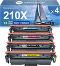MYTONER 210X Toner Cartridges 4 Pack Compatible Replacement - High