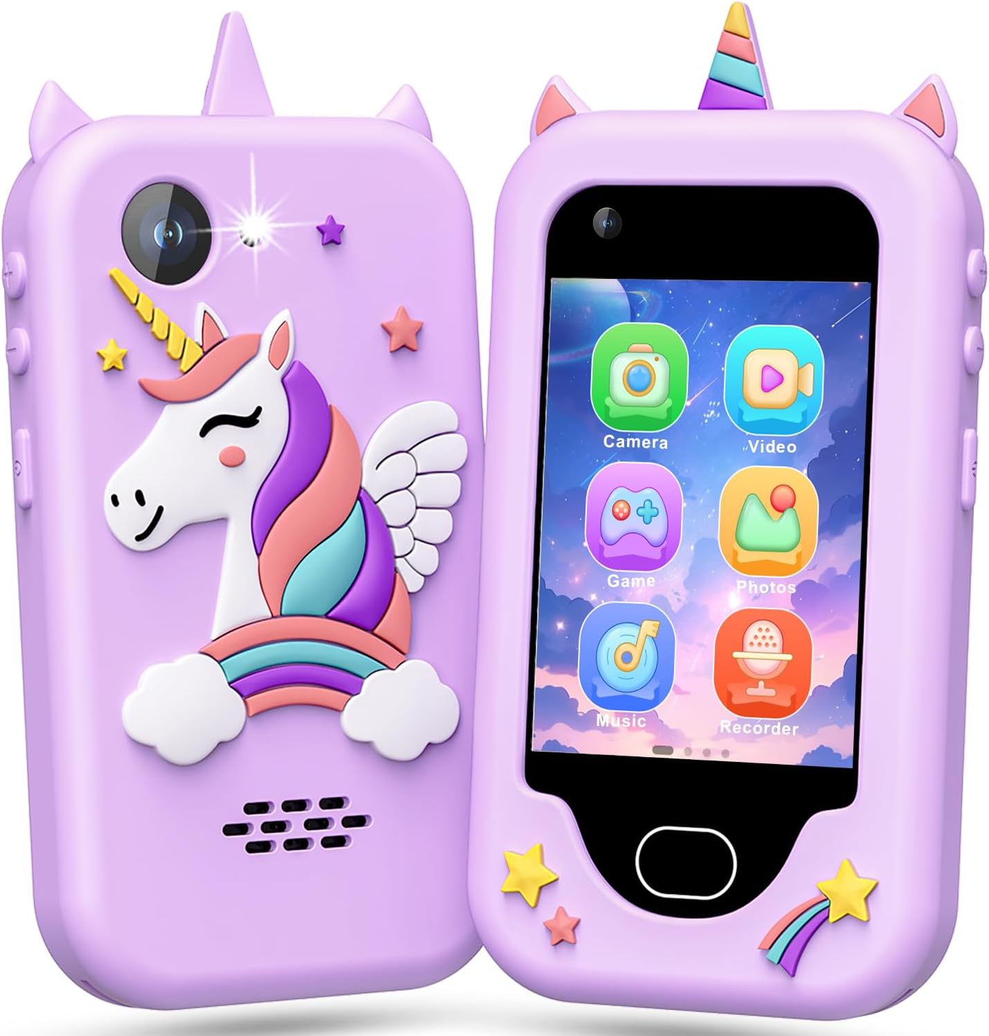 Lapare Kids Smart Phone for Girls - Fun Learning Toy Cell Phone