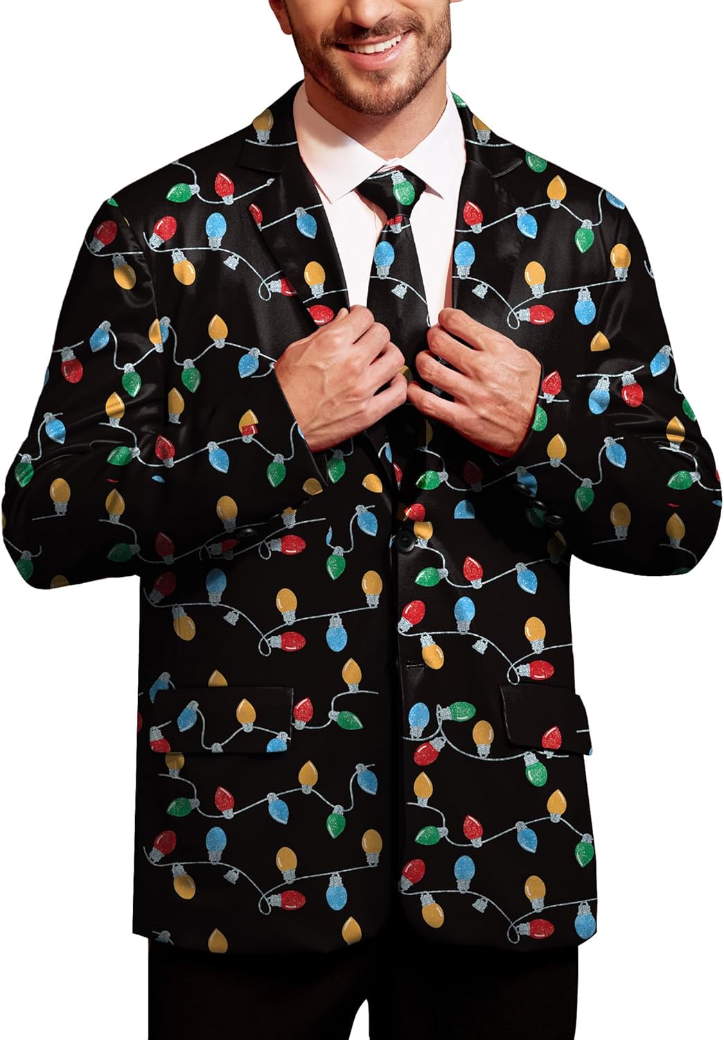 Arvilhill Men's Christmas Blazer - Ugly X-Mas Festive Jacket