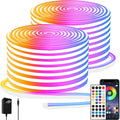 100Ft Led Rope Lights Flexible Neon Lights Control with App/Remote