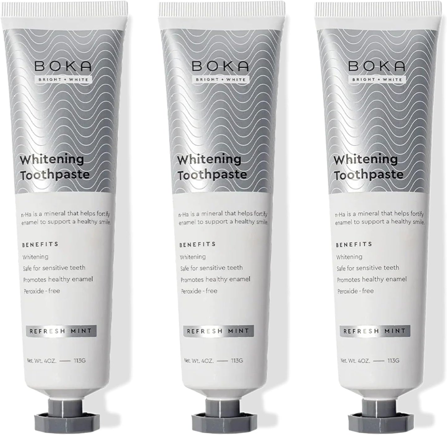 Boka Fluoride Free Toothpaste for Sensitive Teeth and Whitening