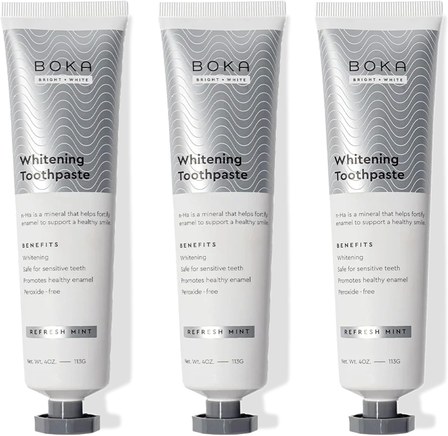 Boka Fluoride Free Toothpaste for Sensitive Teeth and Whitening