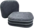 Grey Foam Seat Cushions for Kitchen & Dining Chairs - Set of 4