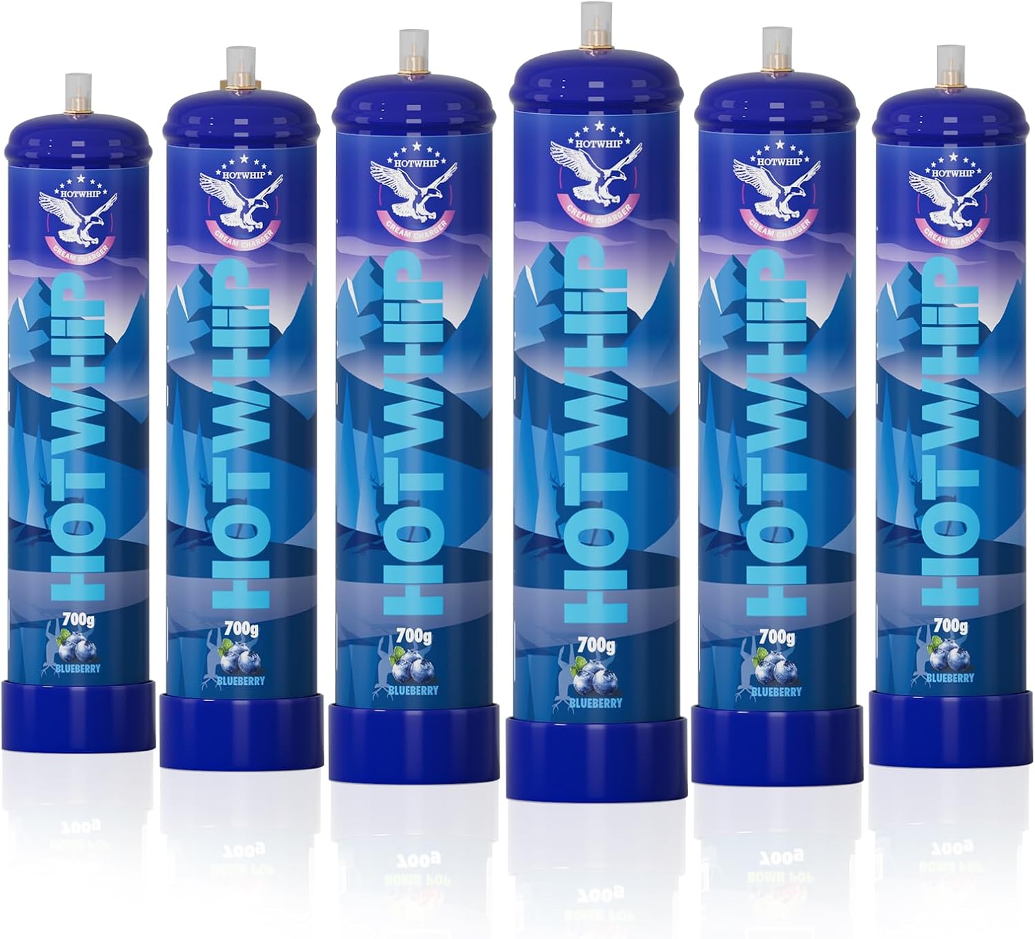 Premium Whipped Cream Charger 700g with Blueberry Flavor