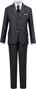 Toddler Boys Suit Slim Fit Tuxedo for Formal Occasions