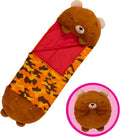 Happy Nappers Pillow & Sleepy Sack Large - Benny The Brown Bear