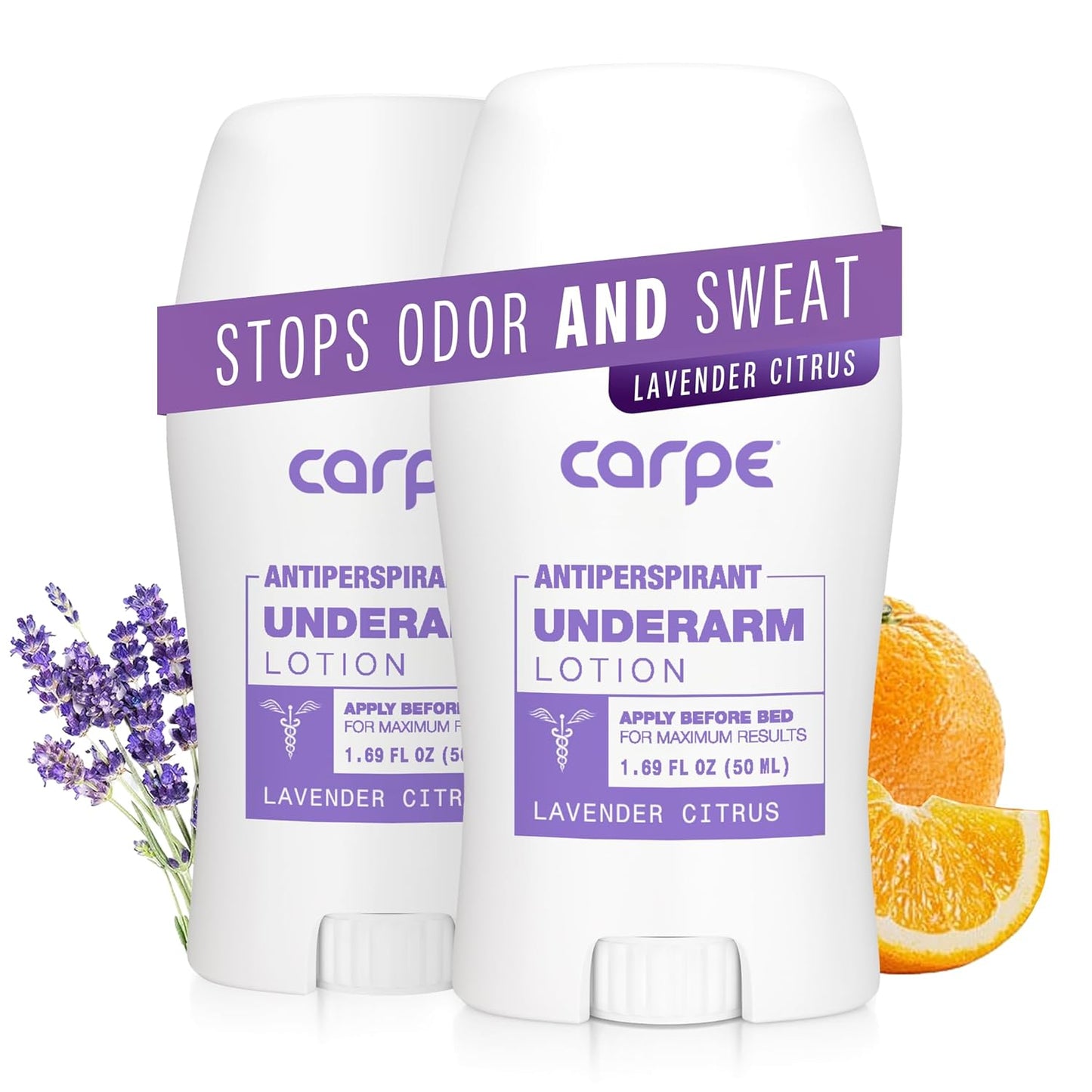 Carpe Underarm Antiperspirant Deodorant for Extreme Sweating