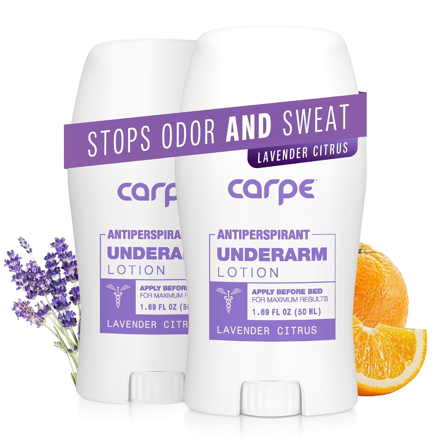 Carpe Underarm Antiperspirant Deodorant for Extreme Sweating