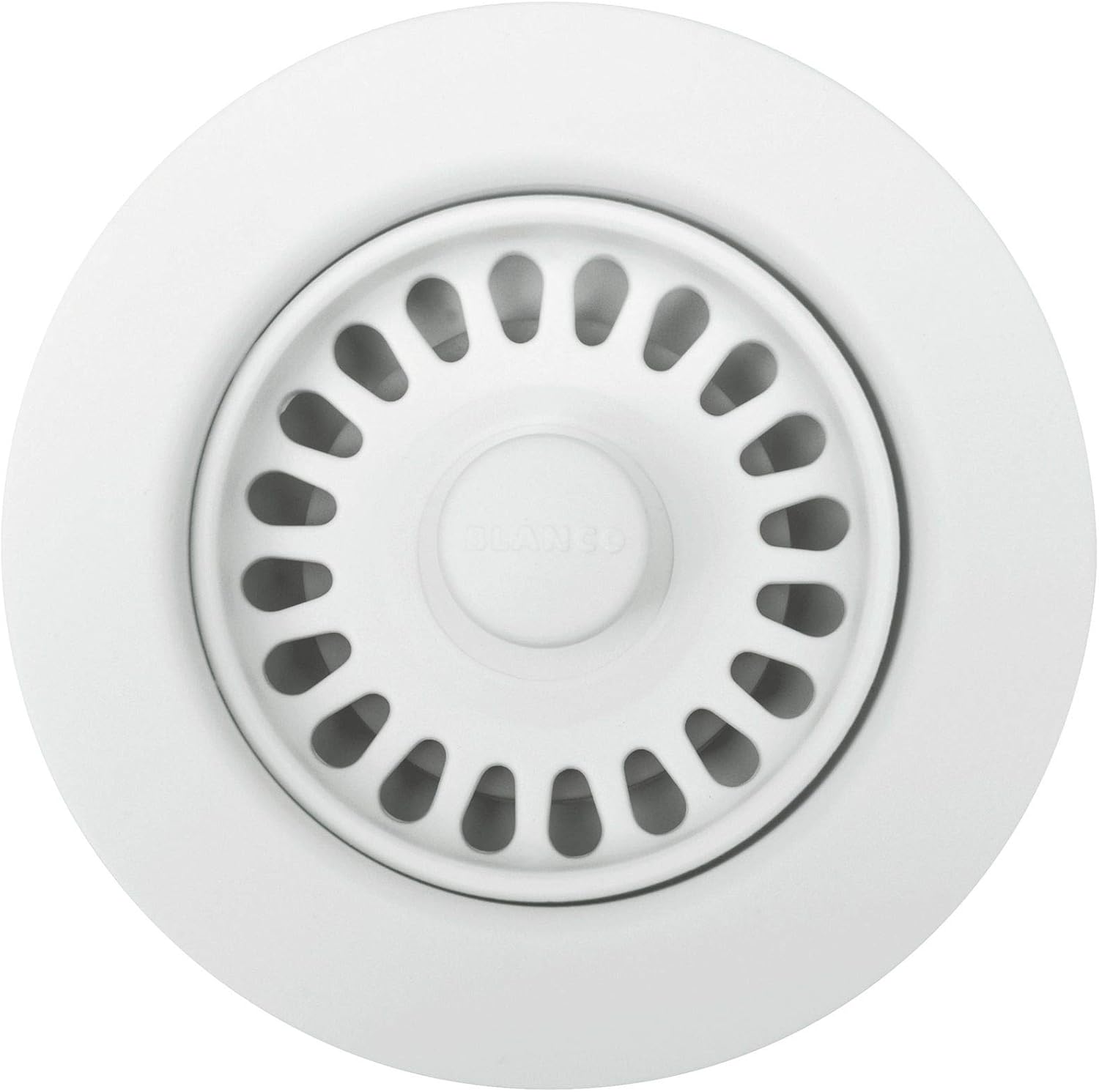 BLANCO White 441091 SILGRANIT-Matched Kitchen Drain Basket Strainer