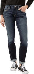 Womens Sam Relaxed Boyfriend Fit Jean - Medium Indigo Stretch