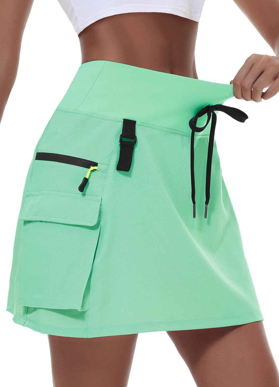 Women's Hiking Cargo Skort Skirt for Active Outdoor Adventures