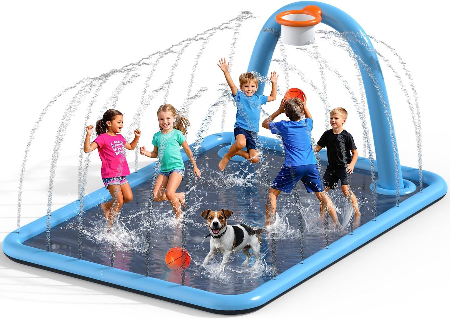 Octplay Splash Pad for Kids & Dogs - Large 102x87ft' Water Toy