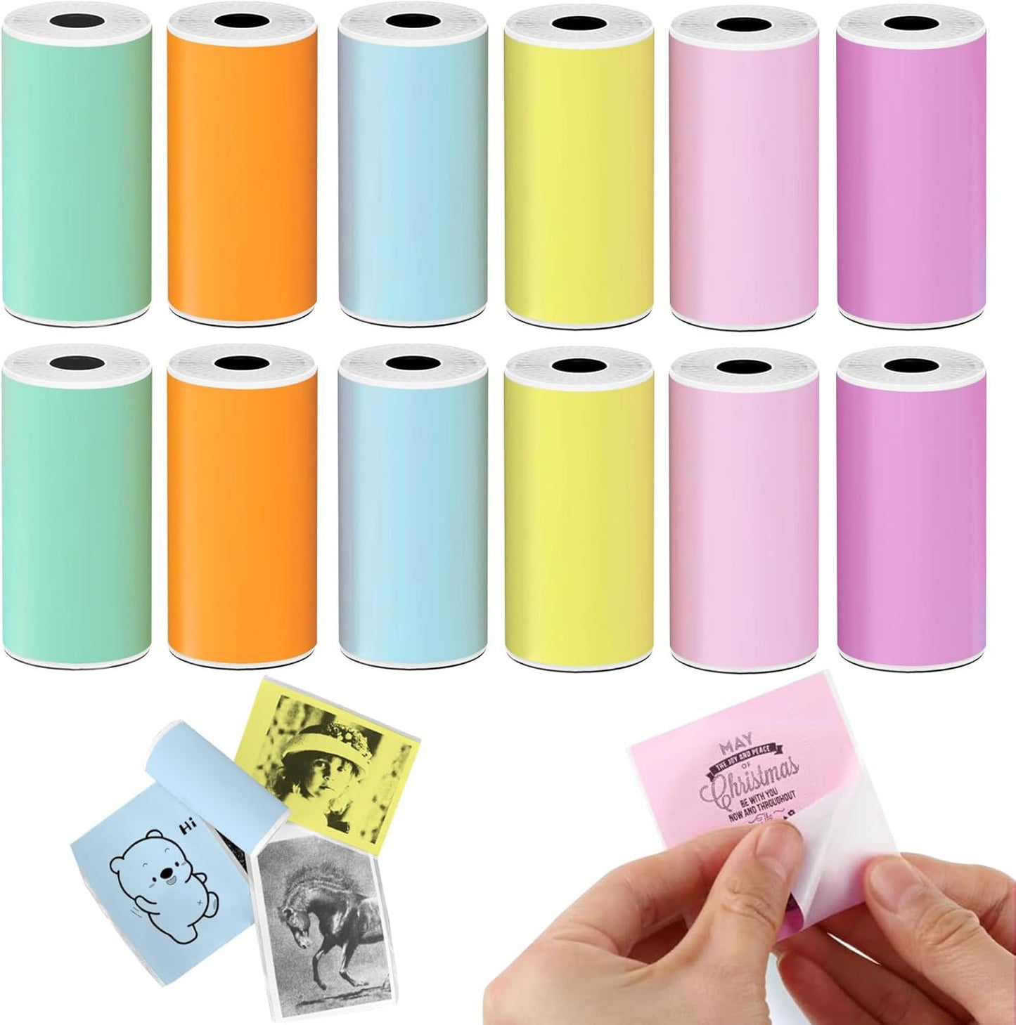 Vibrant Mini Label Paper for Memoking Printer