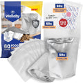 Wallaby 1-Gallon Mylar Bags 60 Pack with 400cc Oxygen Absorbers