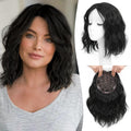 11 in Short Wavy Hair Topper for Women with Thinning Hair - Instant