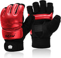 FitsT4 Sports Half Mitts MMA Training Gloves - Breathable Punch Bag