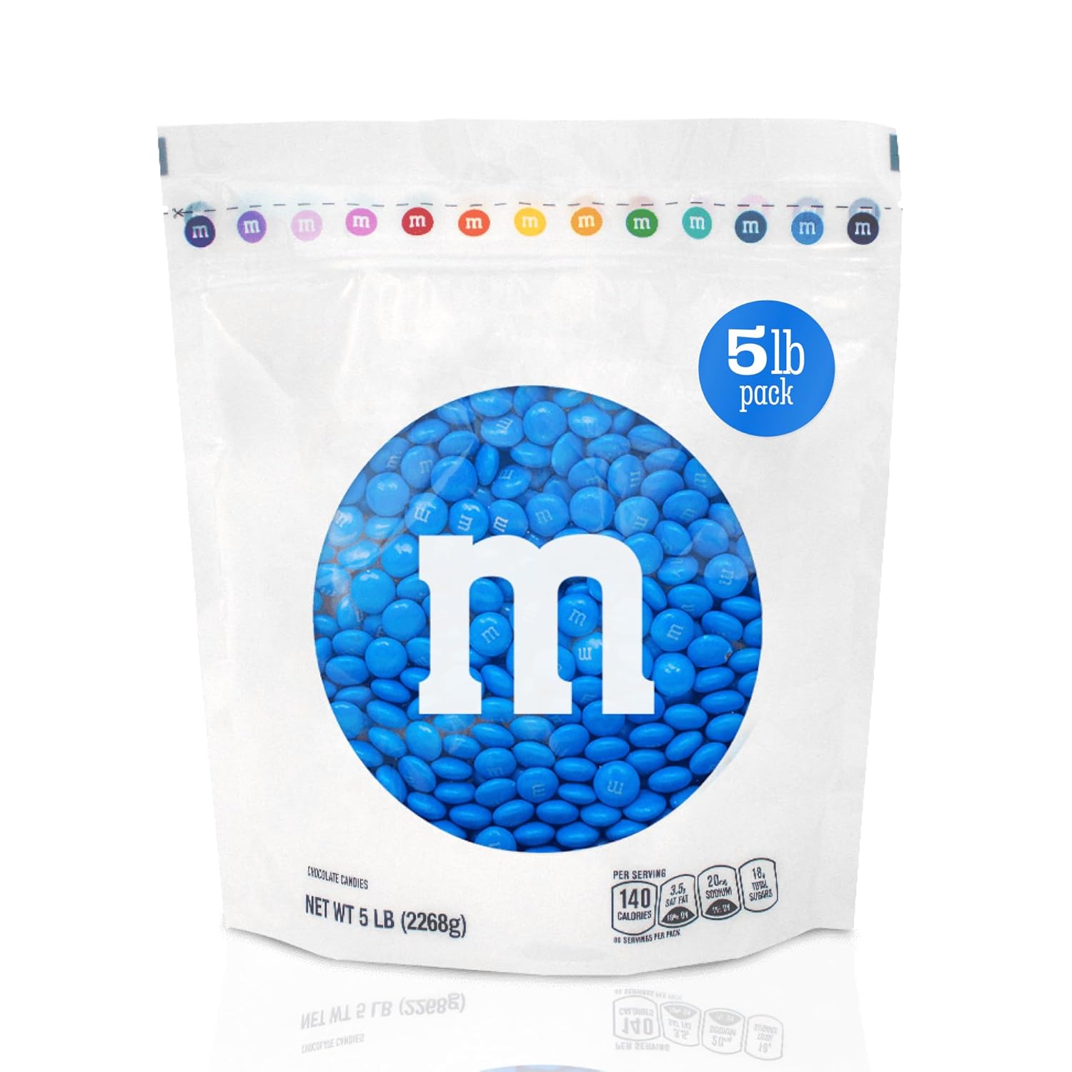 Blue M&M'S Milk Chocolate Candy Bulk for Celebrations and Events