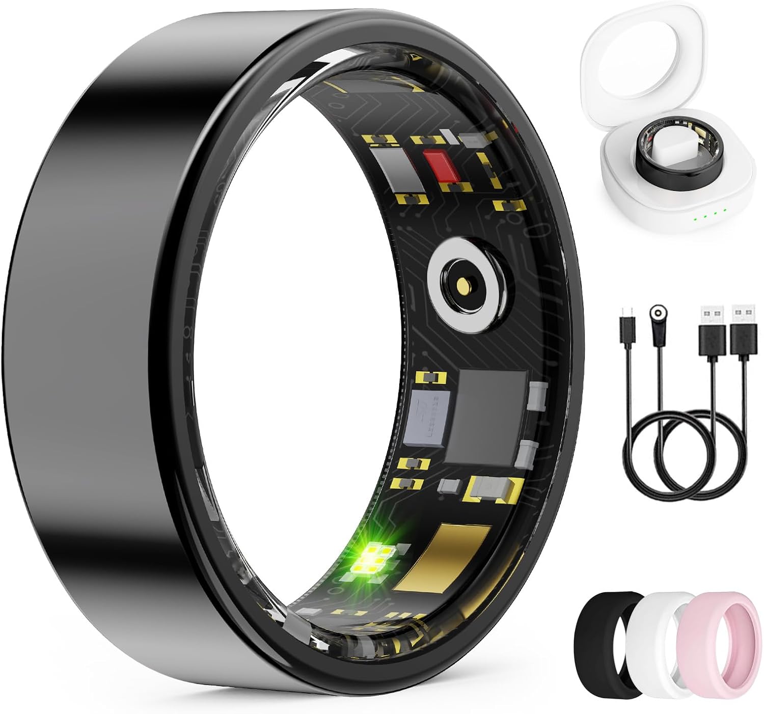 Smart Ring for Health Monitoring with Heart Rate & Sleep Tracking