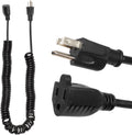 Iron Forge Cable Coiled Outdoor Extension Cord 22 ft - Durable SJEOW