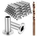Stainless Steel Protector Sleeves for 1/8ft 5/32ft or 3/16ft Cable