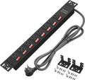 Rack Mount Power Strips 8 Outlet Surge Protector - Rack PDU Power