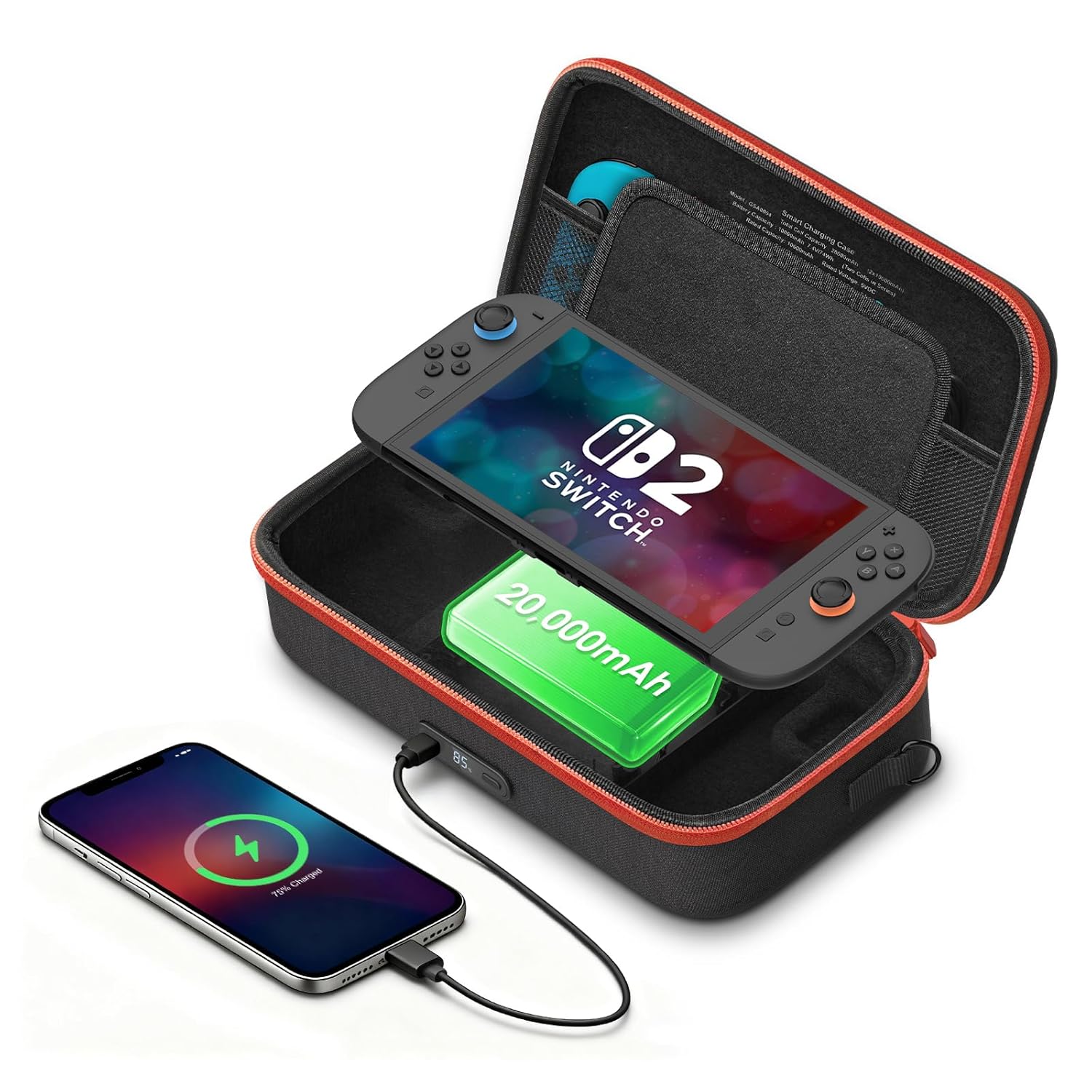 VAWVVA Charging Case for Nintendo Switch 2 - Ultimate Power Solution