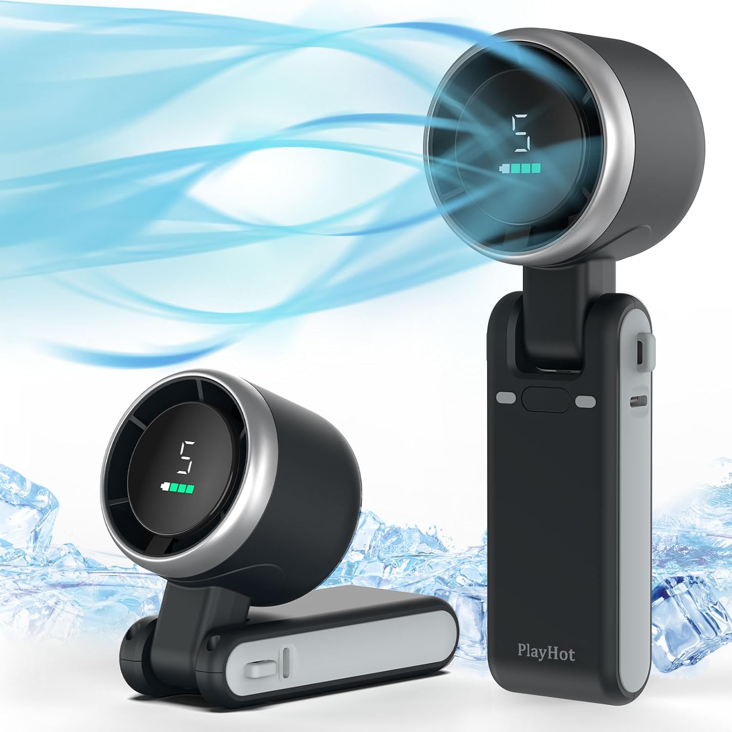 5 Gear Portable Turbo Fan - 20 Hrs Battery Life