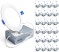 Ensenior 4 in LED Recessed Ceiling Light 4000K - Slim Dimmable