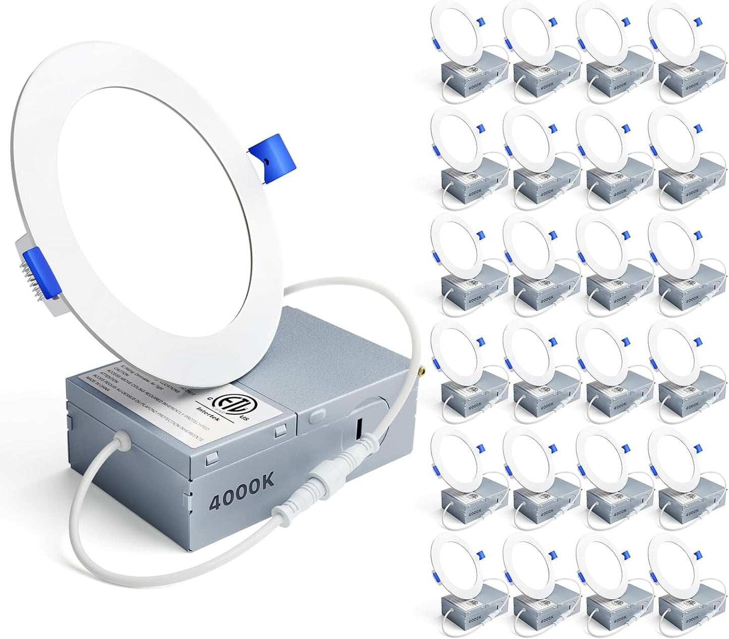 Dimmable 4 Inch LED Recessed Ceiling Light - High Brightness