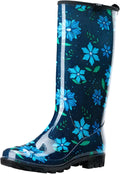 HISEA Women's Rain Boots Slim Calf Knee High - Waterproof Garden Boots
