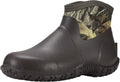 HISEA Men's Garden Shoes Ankle Rain Boots - Waterproof Work Booties