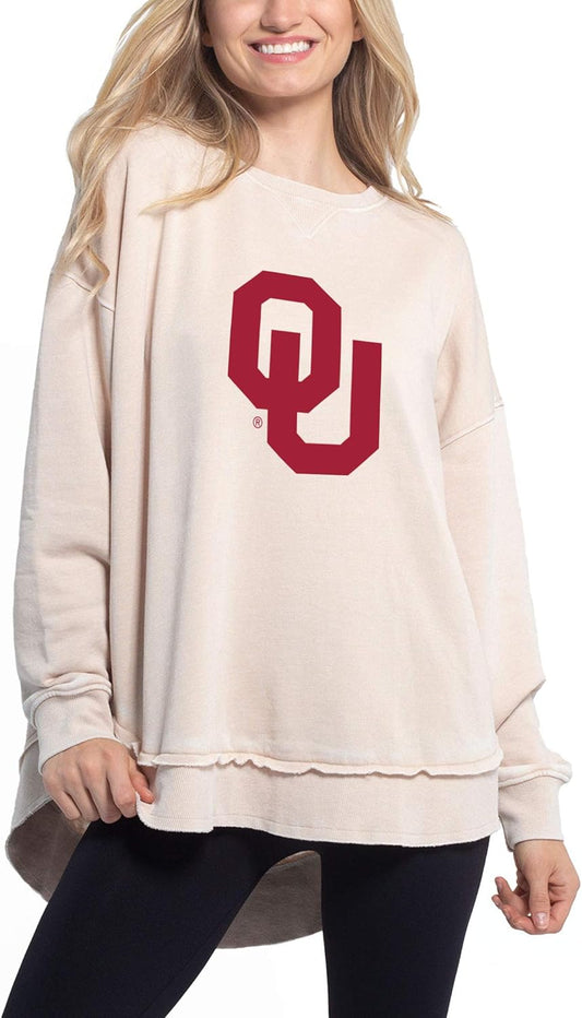 Chicka-d Women's Burnout Campus Pullover for Stylish Comfort
