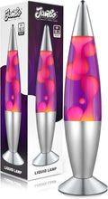 JAMBO 16ft Beautiful Lamp Purple with Pink Wax - Relaxing Liquid Light