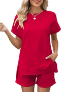 LOMON Womens Fashion 2 Piece Outfits Sweatsuit Set - Comfortable