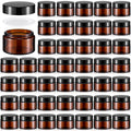 60 Pcs 1oz Glass Jars with Lids for Travel and DIY Projects