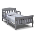 Delta Children Canton Toddler Bed, Grey - Low Profile First Bed