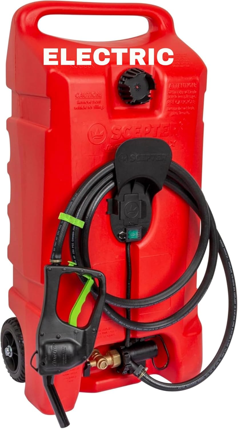 Scepter 14 Gallon Gas Caddy with Electric Fuel Pump Review